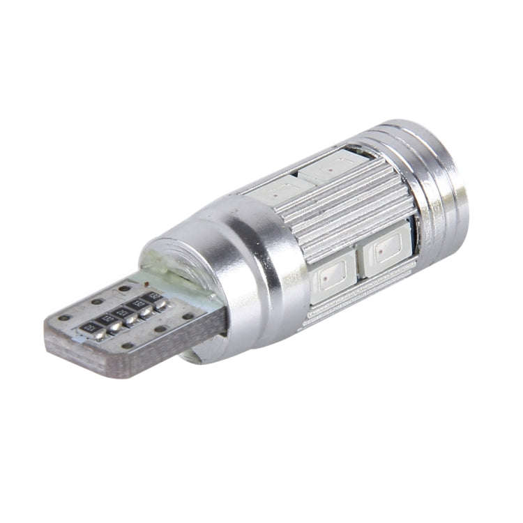 2 PCS T10 6W 10 SMD 5630 LED Error-Free Canbus Car Clearance Lights Lamp, DC 12V(Red Light)