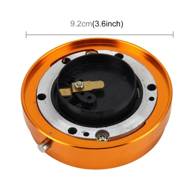 Universal Billet Aluminum Thin Version Auto Steering Wheel Quick Release Kit with Security Lock f...