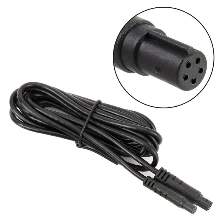 2m Universal Car 5P Reversing Camera Extension Cord Rearview Mirror Vehicle Traveling Data Record...