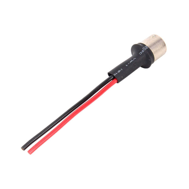 1 Pair 1156 / BA15S Bulb Holder Base Male Socket with Wire