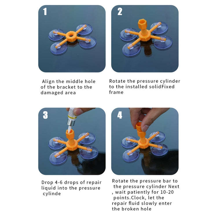 Professional Windscreen Repair Tool Paintless Dent Removal Car Window Windshield Repair Kit Chip ...