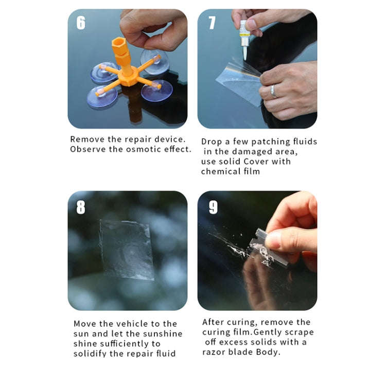 Professional Windscreen Repair Tool Paintless Dent Removal Car Window Windshield Repair Kit Chip ...