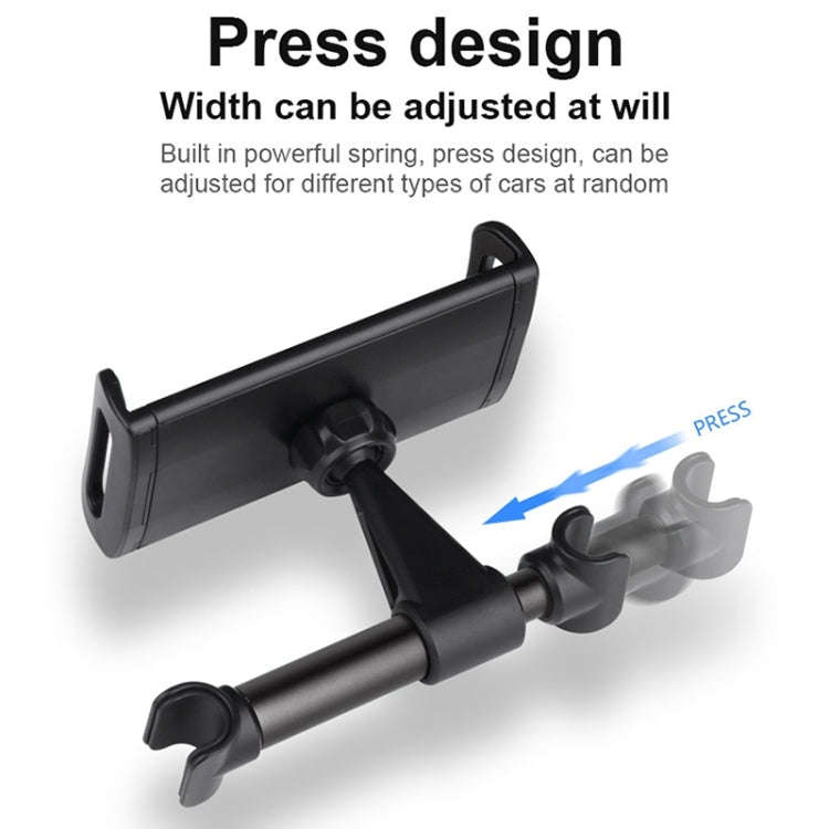 p-01 Auto Car Seatback Tablet PC / Mobilephone Holder (Black)