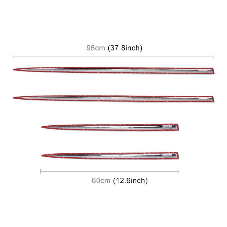 4 PCS Universal Car Door Anti-collision Strip Protection Guards