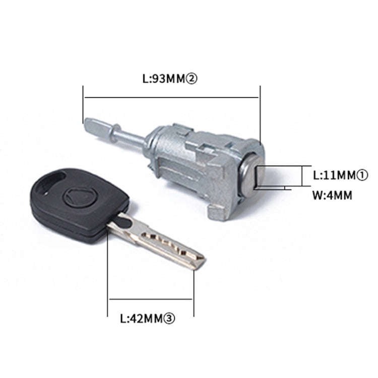 Auto Left Door Lock Core 604837167 for Volkswagen POLO