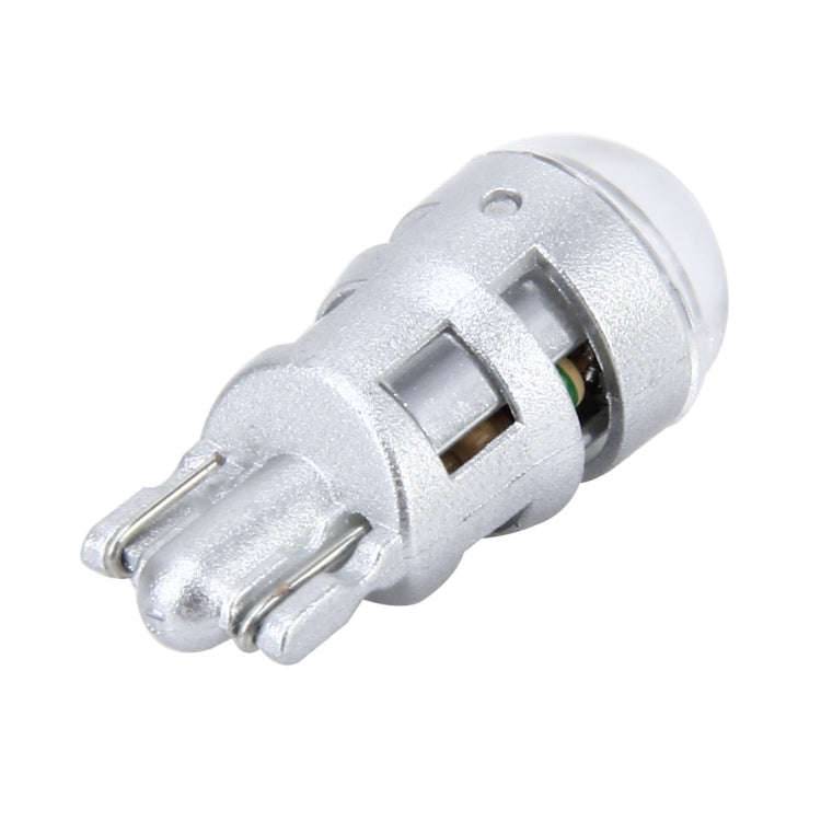 10 PCS T10 1W 50LM Car Clearance Light with SMD-3030 Lamp, DC 12V(Ice Blue Light)