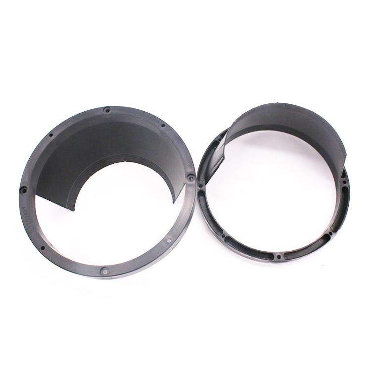 2 PCS 6.5 inch Car Auto Loudspeaker Plastic Waterproof Cover with Protective Cushion Pad, Inner D...