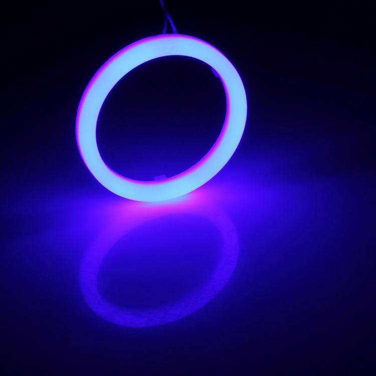 2 PCS 2.5inch Car Angel Eyes Light, DC 12V(Blue Light)
