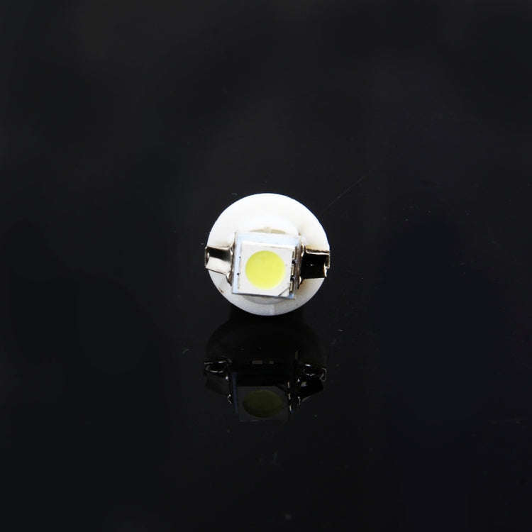 10 PCS 0.5W B8.5 Wedge Instrument Panel LED Light Dashboard Gauge Cluster Indicator Lamp Bulb (Wh...