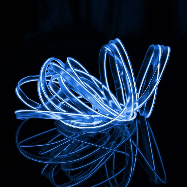 4m Cold Light Flexible LED Strip Light For Car Decoration(Blue Light)