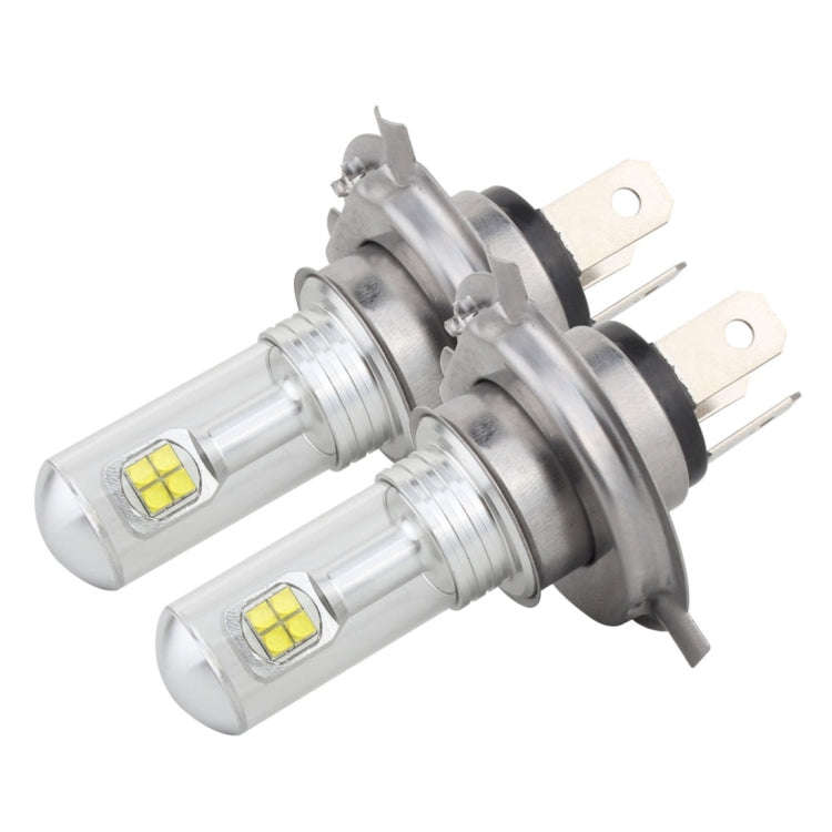 2 PCS  H4 40W 800 LM 6000K 8 LEDs Car Fog Lights, DC 12V(White Light)