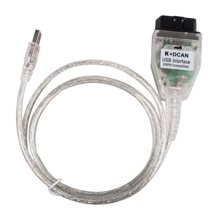 INPA K+CAN with Switch USB Interface Cable for BMW(White