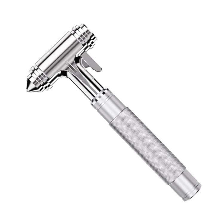 Car Safety Hammer Emergency Escape Seat Belt Cutter Window Breaker Rescue Tool(Silver)(Silver)