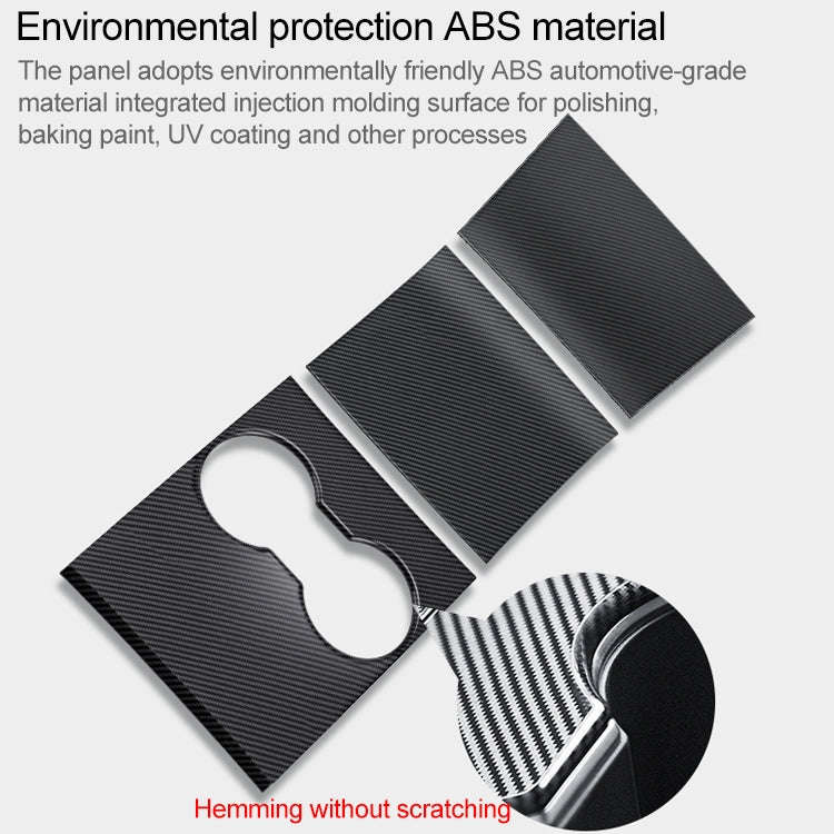 Car Central Control Panel Film Scratch-proof PVC Decorative Sticker for Tesla Model 3 before 2021...