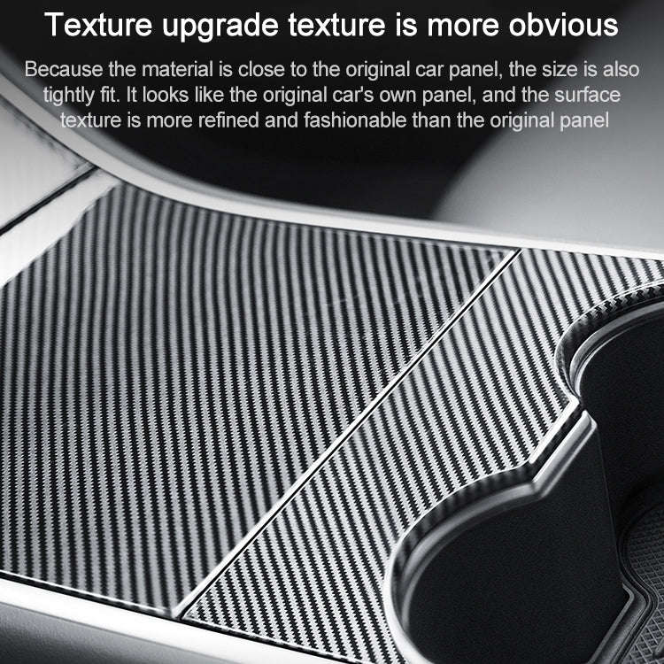 Car Central Control Panel Film Scratch-proof PVC Decorative Sticker for Tesla Model 3 before 2021...