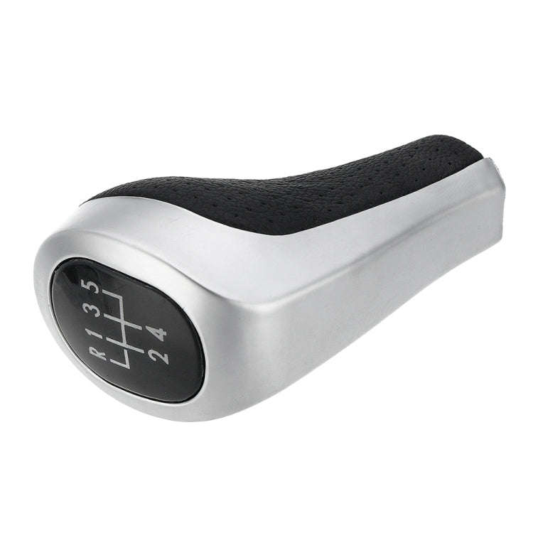 Car 5-speed Matte Silver Gear Shift Lever Knob for BMW