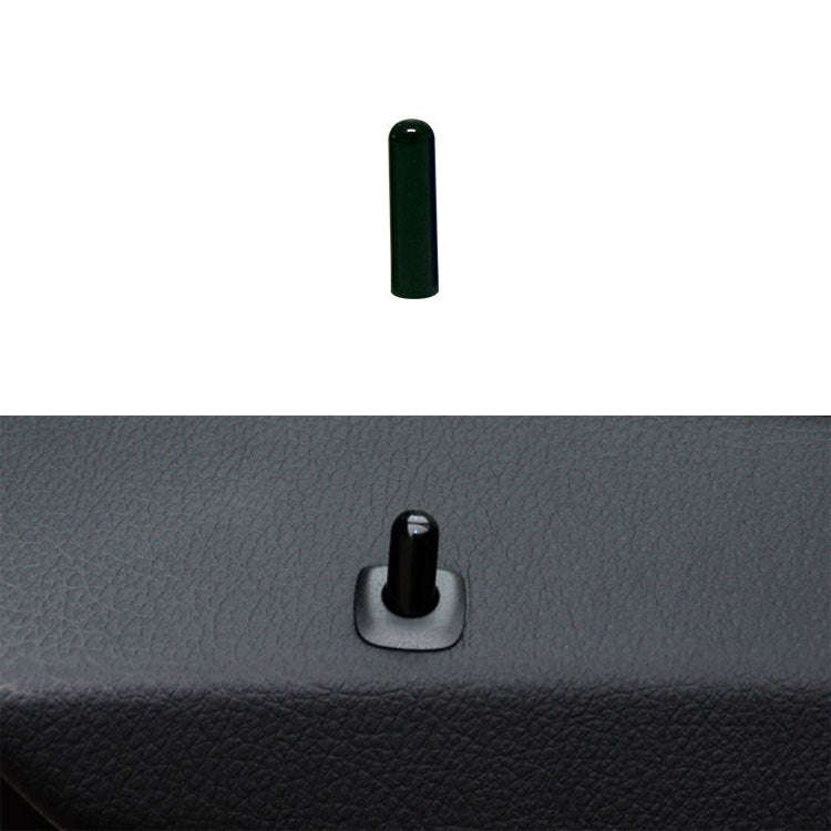 Car Door Latch Pin Door Screw Knob Cap Cover Trim for BMW F10, Left and Right Driving (Black)
