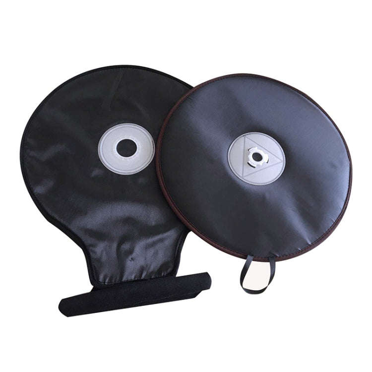 360 Degree Rotation Car Seat Cushion Whirling Seat Mat (Coffee)