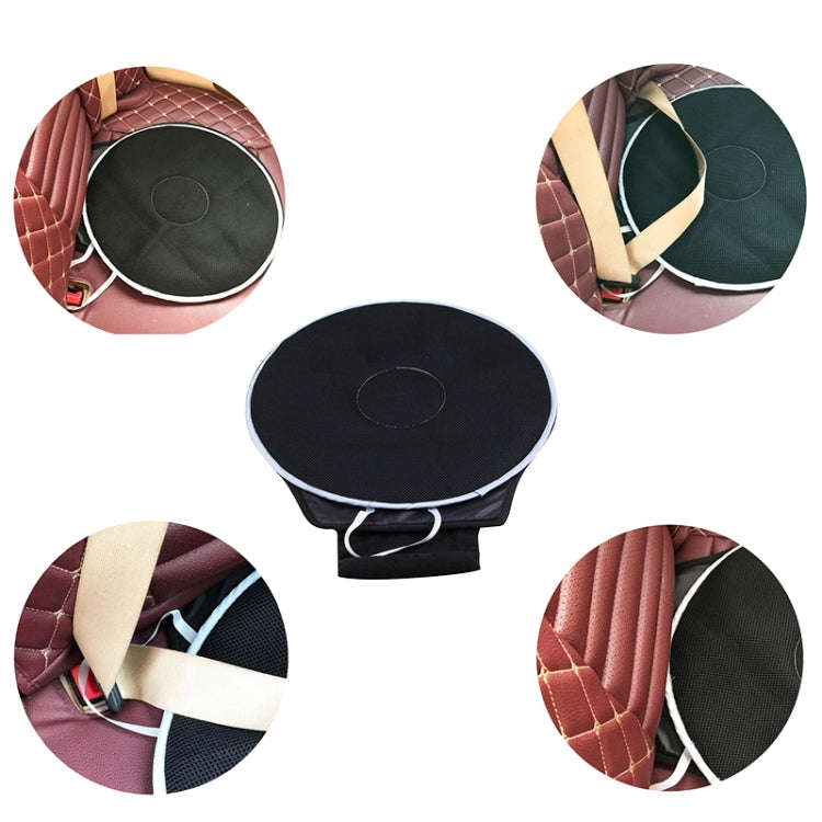 360 Degree Rotation Car Seat Cushion Whirling Seat Mat (Coffee)