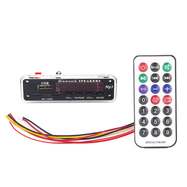 Car Color Screen 12V Audio MP3 Player Decoder Board FM Radio SD Card USB, with Bluetooth Function...