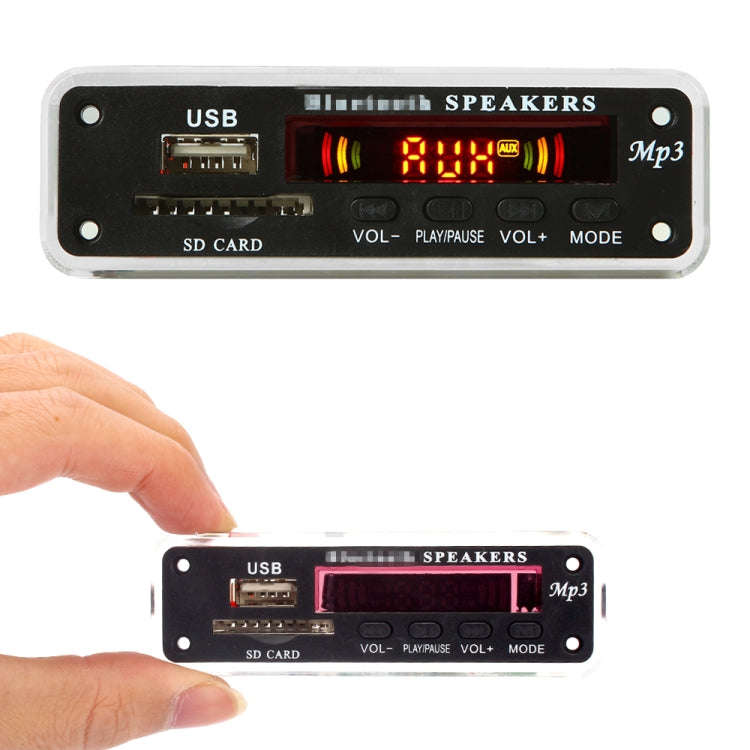 Car Color Screen 12V Audio MP3 Player Decoder Board FM Radio SD Card USB, with Bluetooth Function...