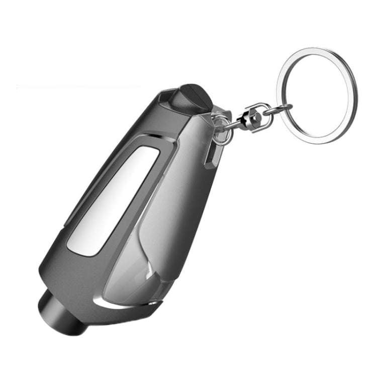 Multifunctional Portable Car Emergency Window Breaker Seat Belt Cutter (Black)