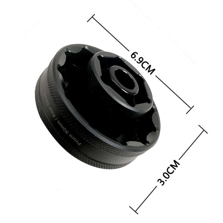 ZK-003 Motorcycle 55mm + 30mm Wheel Nut Socket Tool for Ducati 1098 1198 1199 Multistrada Diavel