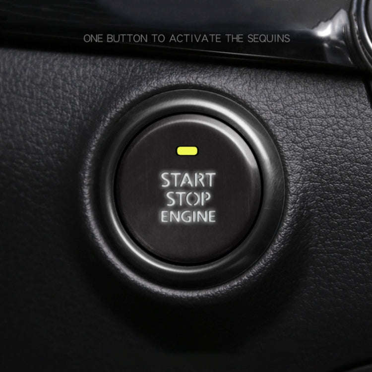 Car Engine Start Key Push Button Inner Ring Trim Sticker Decoration for Mazda Axela CX-30 2020 (B...