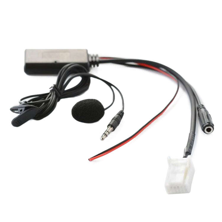 Car Wireless Audio Adapter Cable Bluetooth Music AUX  Receiver + MIC Phone Function for Mazda 5 8...