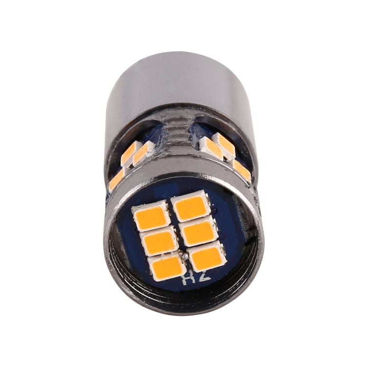 4 PCS T10 DC12V / 2.5W Car Clearance Light 18LEDs SMD-3020 Lamp Beads(Yellow Light)
