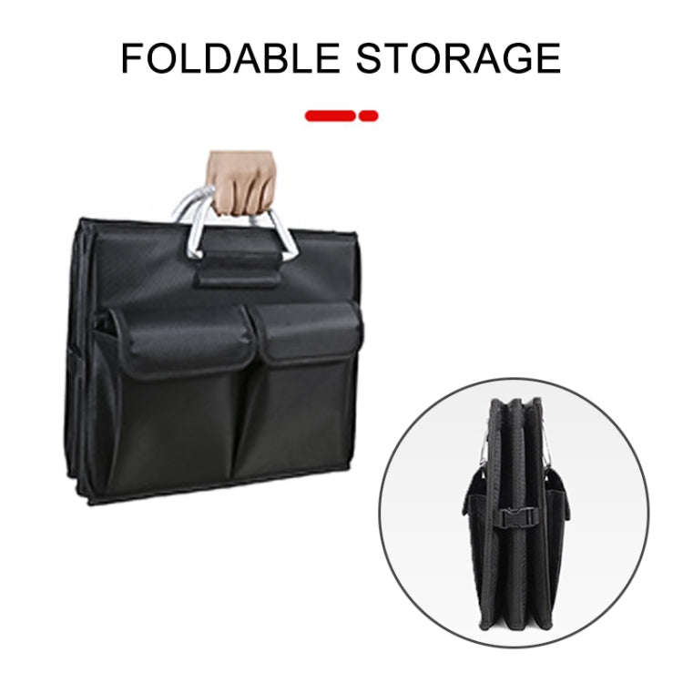 Car Trunk Foldable Storage Box, Capacity: 66L (Rose Red)