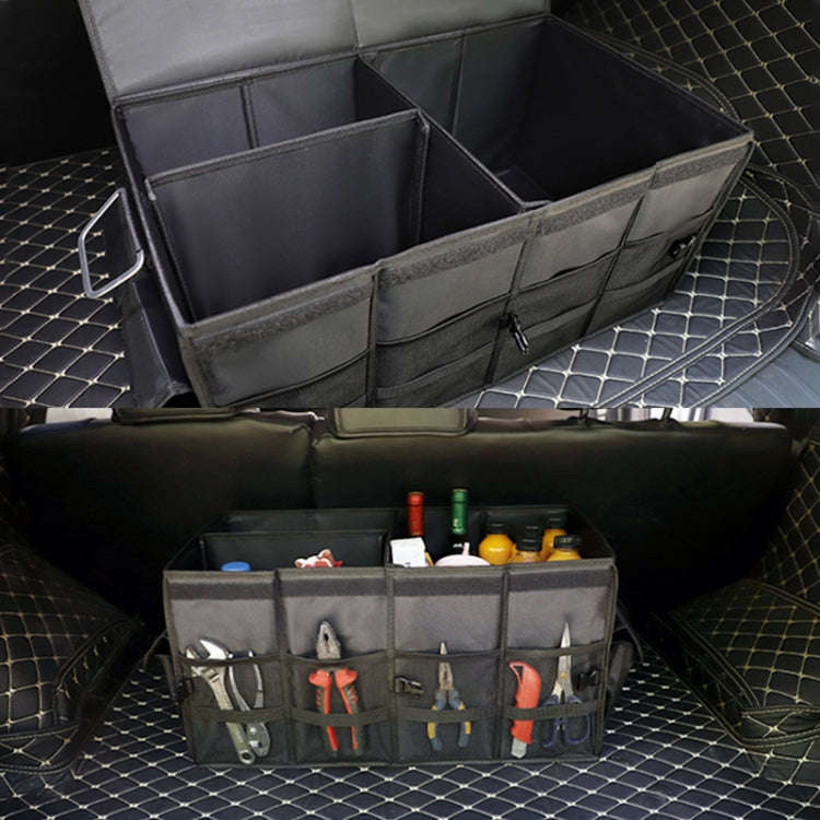 Car Trunk Foldable Storage Box, Capacity: 66L (Rose Red)