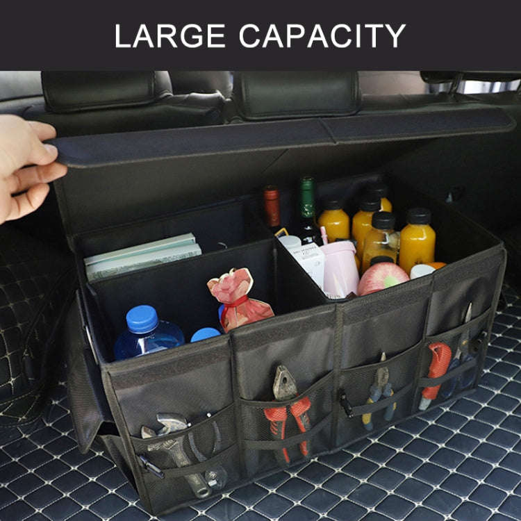 Car Trunk Foldable Storage Box, Capacity: 66L (Rose Red)