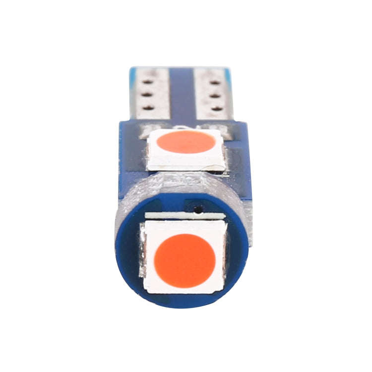10 in 1 Car T5 0.2W DC12V Instrument Panel LED Decorative Light(Red Light)