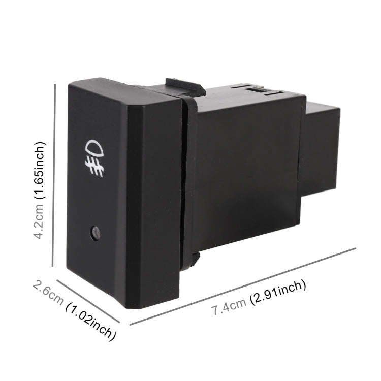 TS-18 Car Fog Light On-Off Button Switch with Cable for Hyundai Accent