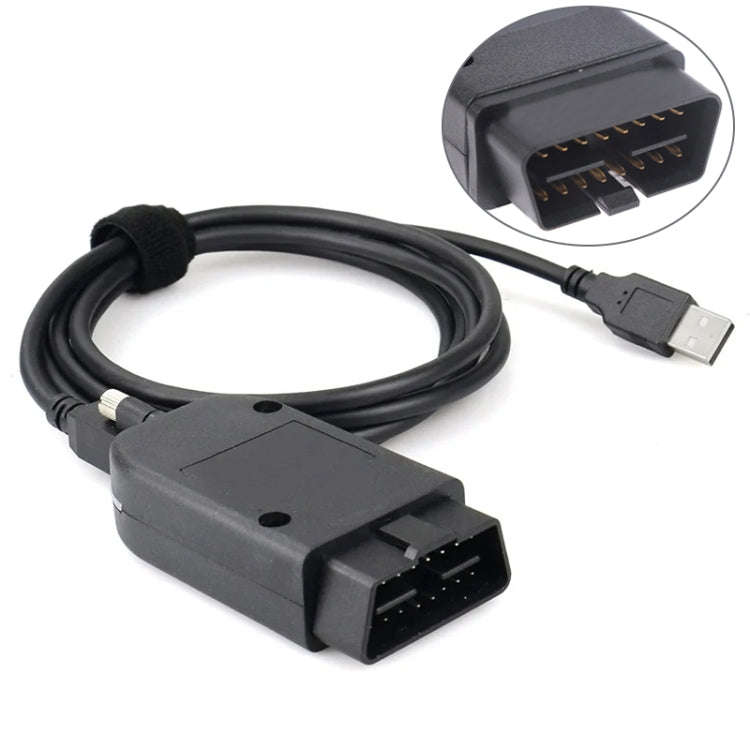 HEX ATMEGA162+16V8B+FT232RQ VAG 24.7 OBD2 Test Cable for Volkswagen / Audi, Software Version: Eng...
