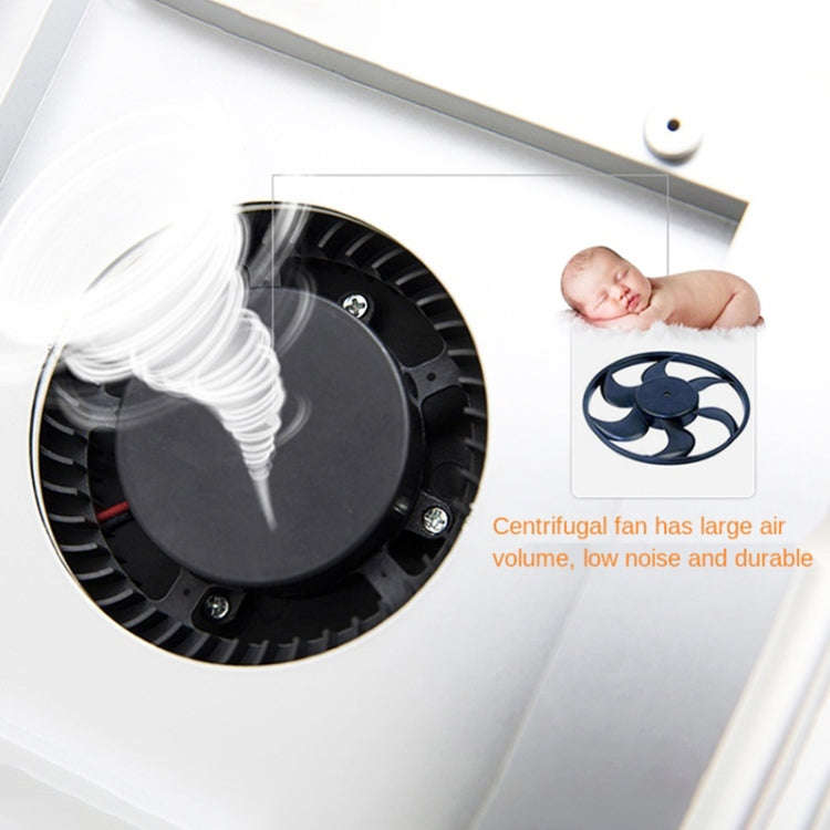 Car Solar Energy Negative Ion Smart USB Air Purifier (White)