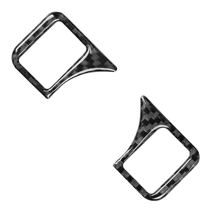 Car Carbon Fiber German Color Headlight Switch D Decorative Sticker for Mercedes-Benz A 2013-2018...