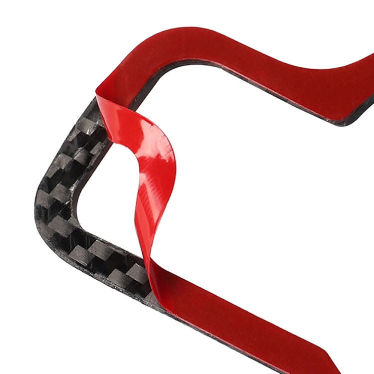 Car Carbon Fiber German Color Headlight Switch D Decorative Sticker for Mercedes-Benz A 2013-2018...