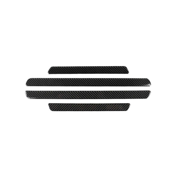 Car Carbon Fiber Threshold Decorative Sticker for Audi A6 S6 C7 A7 S7 4G8 2012-2018, Left and Rig...