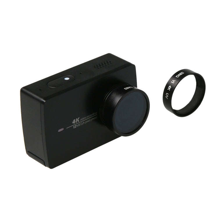 SING for Xiaomi Xiaoyi Yi II Sport Action Camera Proffesional 4K UV Filter(Black)