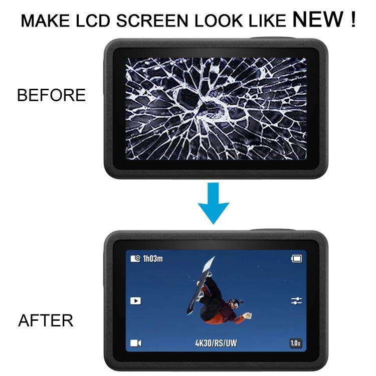 For DJI Osmo Action 5 Pro Original Rear Main LCD Screen Digitizer Full Assembly with Frame