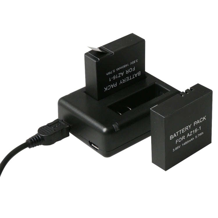 BC-AZ16 Digital Camera USB Dual Batteries Charger for Xiaomi Xiaoyi II 4K