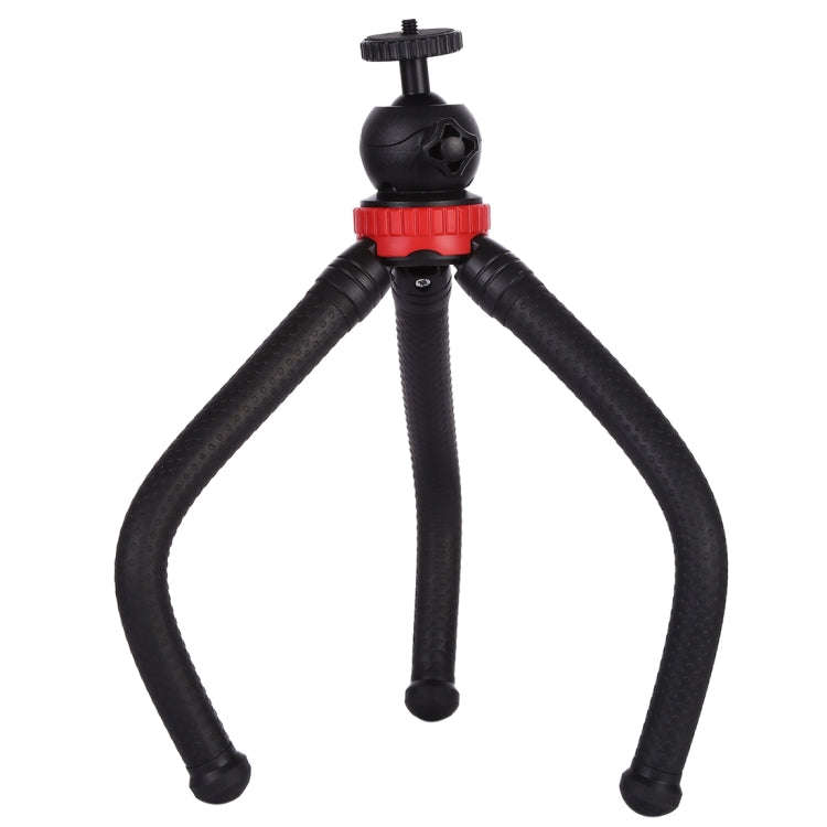 MZ305 Mini Octopus Flexible Tripod Holder with Ball Head for SLR Cameras, GoPro HERO10 Black / HE...