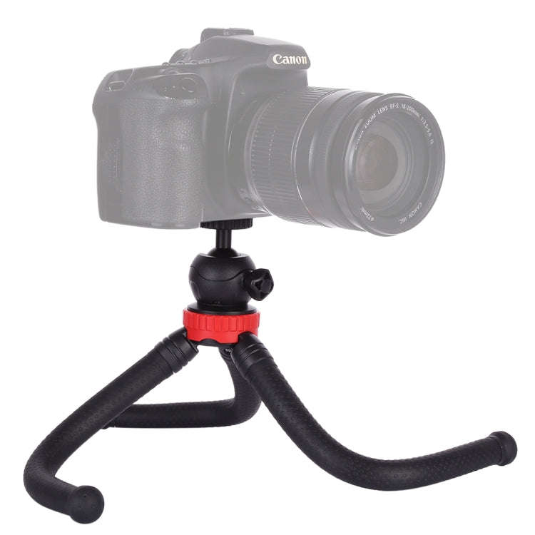 MZ305 Mini Octopus Flexible Tripod Holder with Ball Head for SLR Cameras, GoPro HERO10 Black / HE...