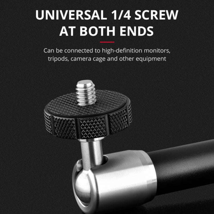 YELANGU 11 inch Adjustable Friction Articulating Magic Arm (Black)