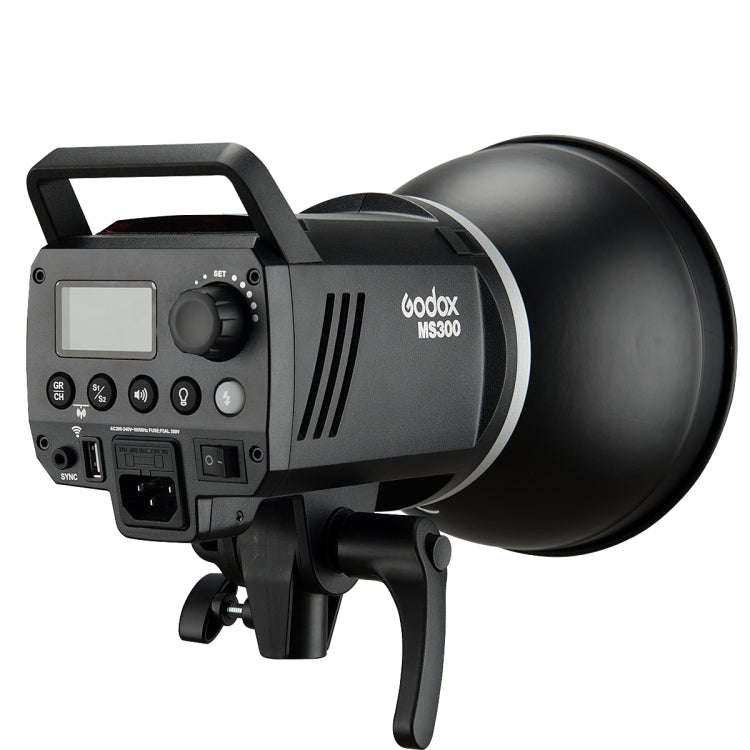 Godox MS300 Studio Flash Light 300Ws Bowens Mount Studio Speedlight with Cover(EU Plug)
