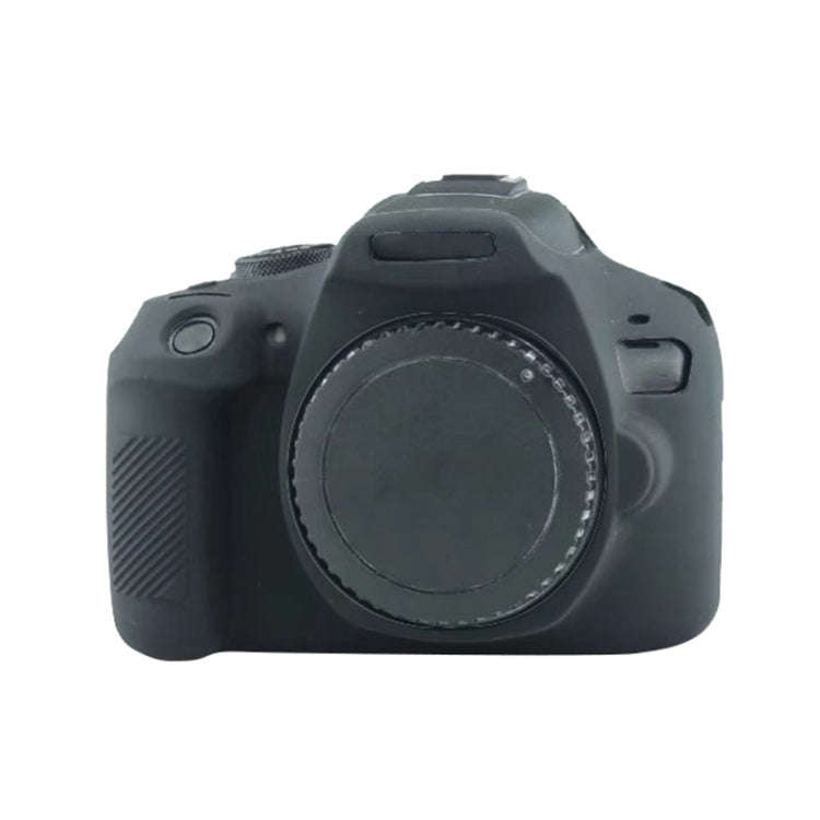 Soft Silicone Protective Case for Canon EOS 2000D (Black)