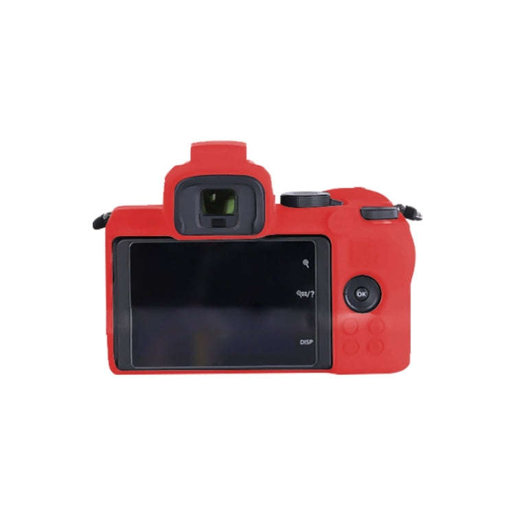 Soft Silicone Protective Case for Nikon Z50 (Red)