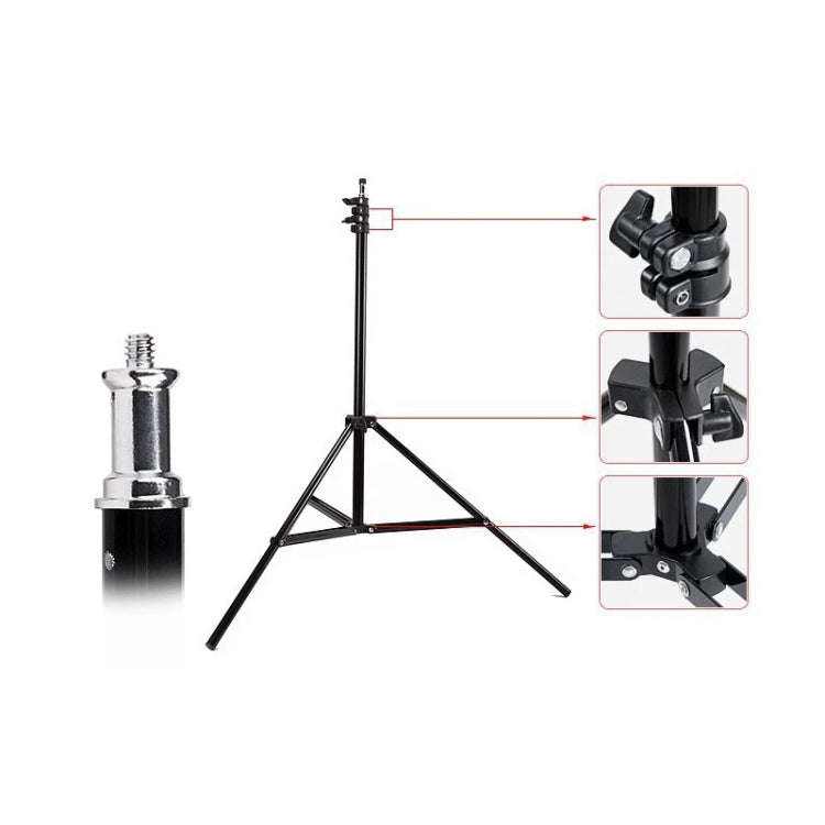 Godox SN302 1.9m Height Photography Aluminum Light Stand for Studio Flash Light (Black)